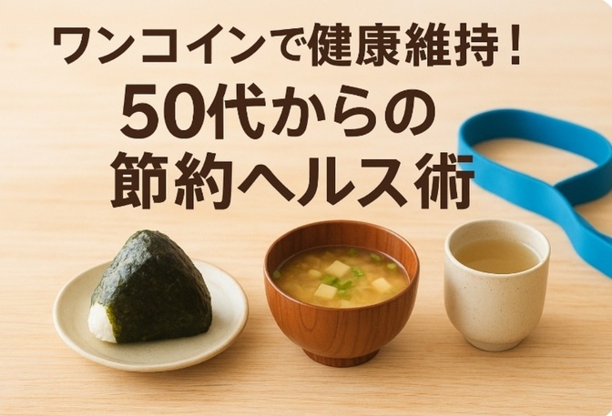 ワンコインで健康維持！50代からの節約ヘルス術