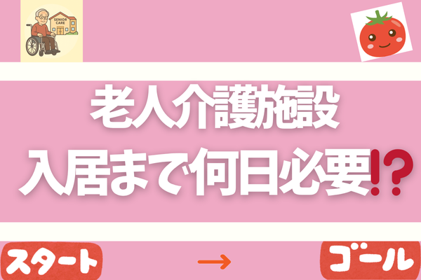 【実体験】意外とかかる😱　施設入居までに３ヶ月半のタイムスケジュール