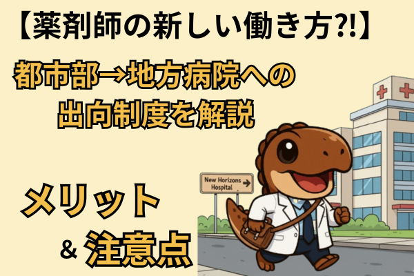 薬剤師の新しい働き方⁈：都市部→地方病院への出向制度を解説｜メリットと注意点まとめ