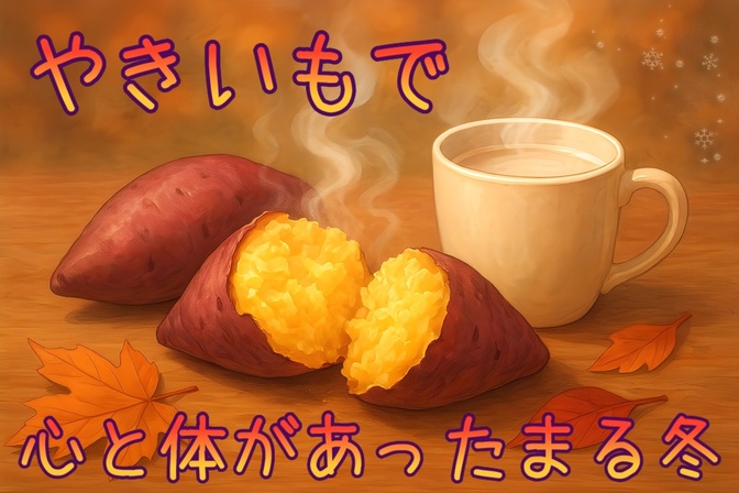 やきいもで 心と体があったまる冬 冷たいやきいもの“ひそかな秘密”もご紹介