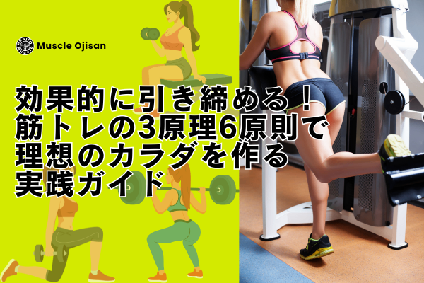 効果的に引き締める！筋トレの3原理6原則で理想のカラダを作る実践ガイド