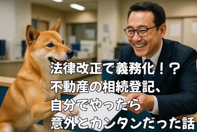 法律改正で義務化！？不動産の相続登記、自分でやったら意外とカンタンだった話