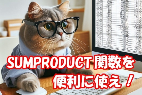 【便利】スプレットシート関数「SUMPRODUCT」を使いこなせ！(中・上級者向け)