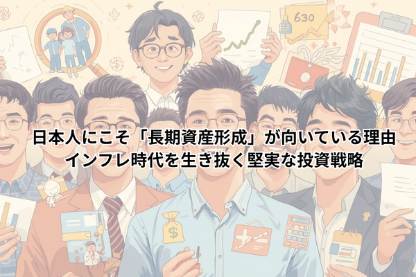 日本人にこそ「長期資産形成」が向いている理由｜インフレ時代を生き抜く堅実な投資戦略