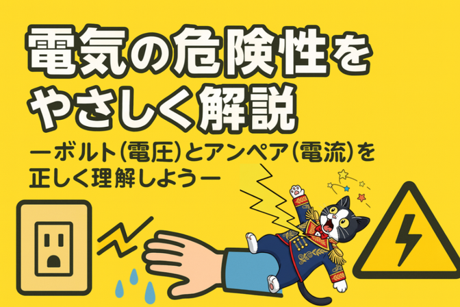 ボルト（電圧）とアンペア（電流）を正しく理解しよう