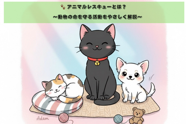 🐾 アニマルレスキューとは？　　〜動物の命を守る活動をやさしく解説〜