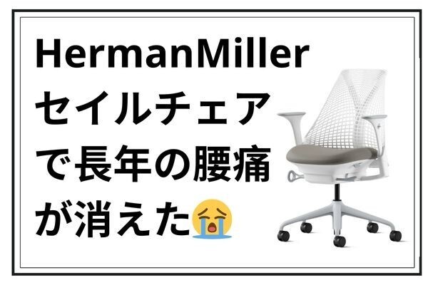 HermanMiller セイルチェアで長年の腰痛が消えた