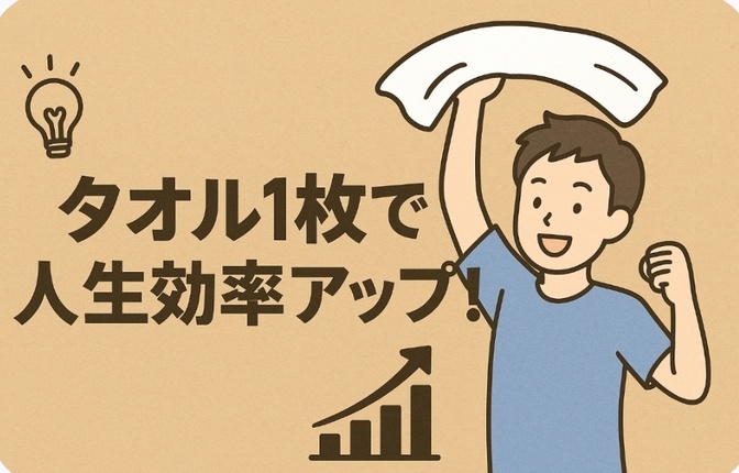 タオル1枚で人生効率アップ！