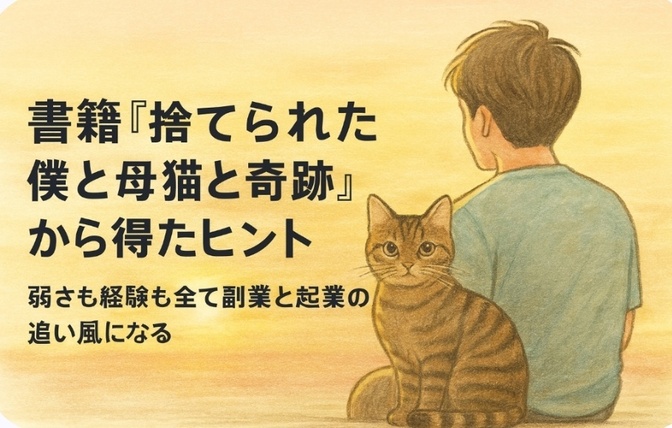 『捨てられた僕と母猫と奇跡』から得た、弱さも経験も副業と起業の追い風になるヒント