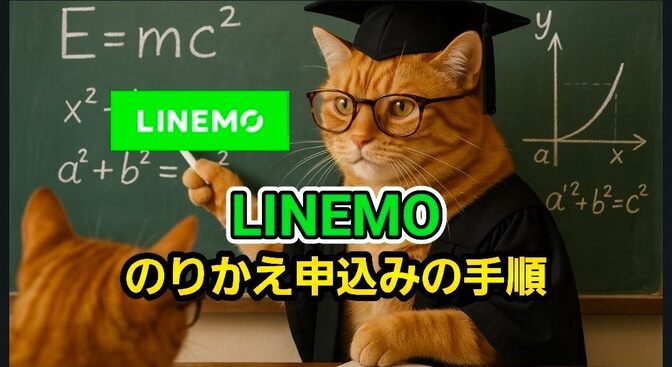 【初心者向け】LINEMOへの乗り換え手続きの画像で解説【意外とイケる】