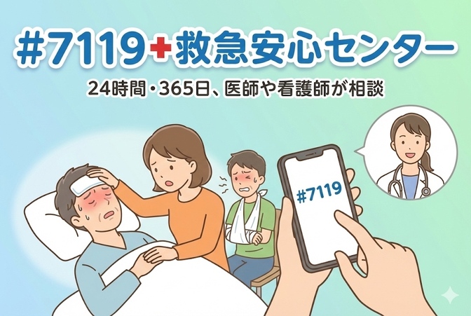 【実体験】♯7119を使ってみたら、動揺から冷静に