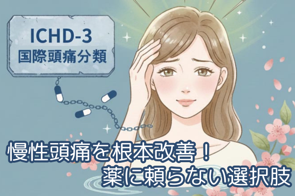 慢性頭痛、片頭痛は鍼灸でアプローチ！「薬に頼らない体質」への変え方