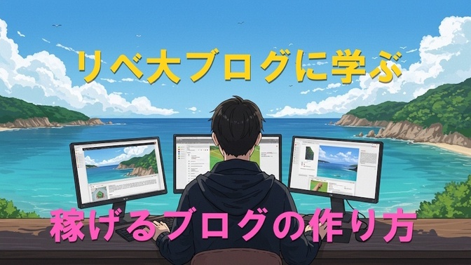 稼げるブログの作り方 ～リベ大ブログを分析・解説～