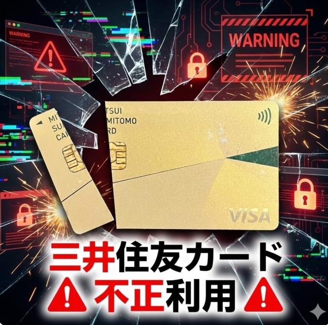 三井住友カードが立て続けに４件不正利用