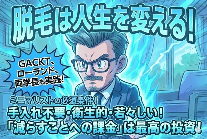 脱毛は人生を変える！