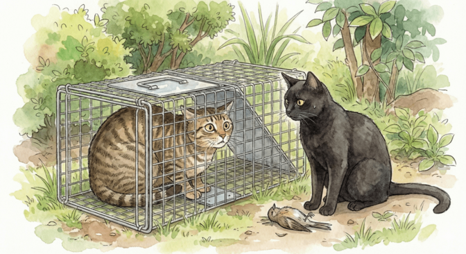 ストップ！多頭飼育。家族が野良猫に餌をあげていた時、私がした行動。