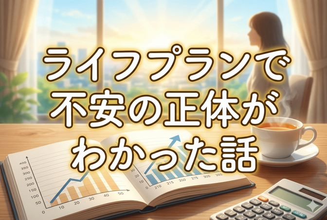 ライフプランで不安の正体が分かった話 ― 未来を数字で見える化すると、心が軽くなる ―