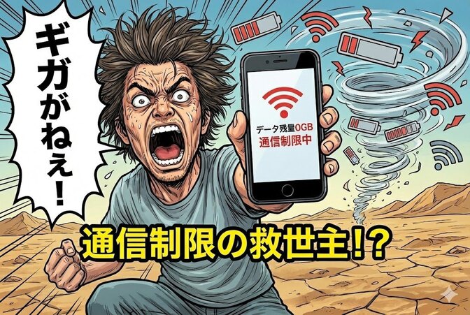 【mineo】月385円で「ギガが無ぇ！」に対抗「パケット放題 Plus」【節約スマホ術】
