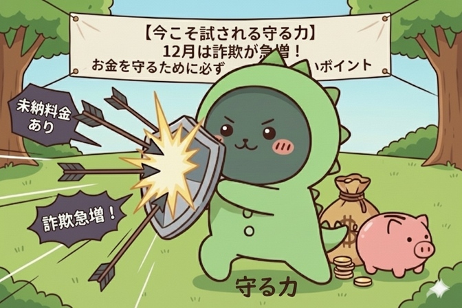 【今こそ試されるリベ力】12月は詐欺が急増！お金を守るために必ず知っておきたいポイント