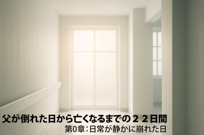 第0章：日常が静かに崩れた日｜父が倒れた日から亡くなるまでの22日間