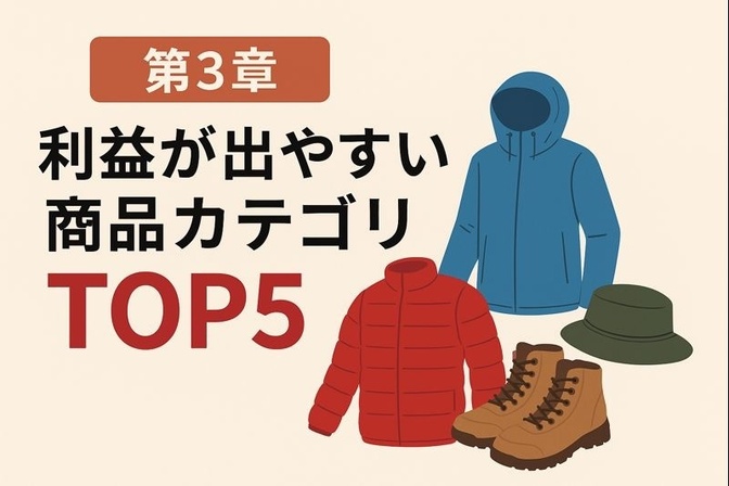 ③【コロンビア（Columbia）せどり】第3章｜利益が出やすい！商品カテゴリTOP5（最新版）