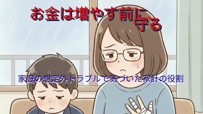 お金は増やす前に、守る  ― 家庭の想定外トラブルで気づいた家計の役割 ―