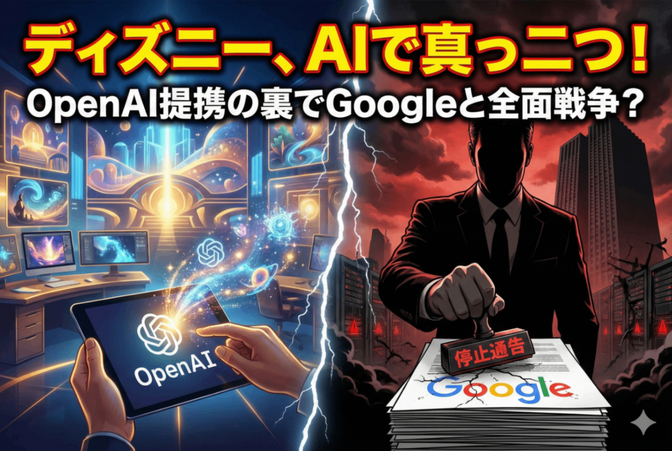 ディズニーはAI戦略で真っ二つに舵を切った！