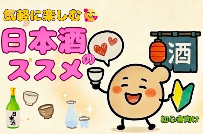 🍶日本酒初心者向け｜人生がちょっと楽しくなる♪気軽に楽しむ日本酒のススメ🍶