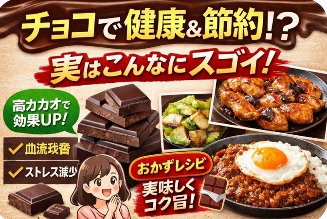 チョコで健康＆節約 実はこんなにすごい