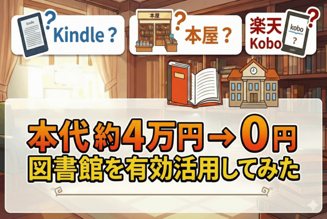 好きな本を読むだけで、ある意味【節税】!? 学長おすすめの本も0円で読める方法