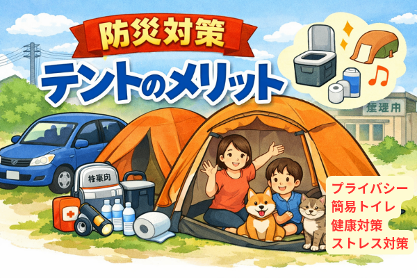 災害時にテントを活用するメリットを考えてみよう
