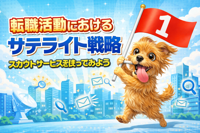 【必見】転職活動におけるサテライト戦略　スカウトサービスを使ってみよう