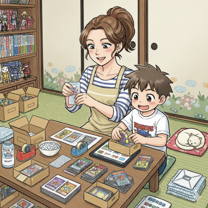 （トレカ梱包方法編）フリマサイトでトレカ出品してみよう！