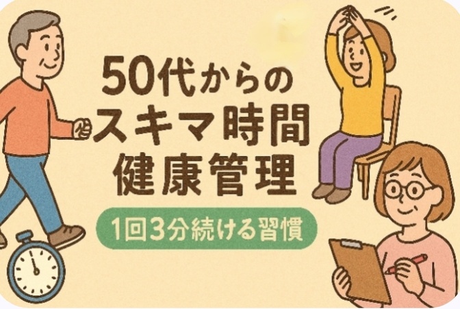 50代からのスキマ時間健康管理 1回3分続ける習慣