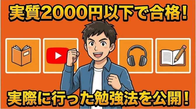 テキスト一冊だけ、実質2000円以下でFP3級合格！実際に行った勉強法を公開