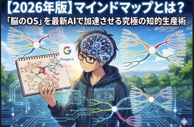 【2026年版】マインドマップとは？「脳のOS」を最新AIで加速させる究極の知的生産術