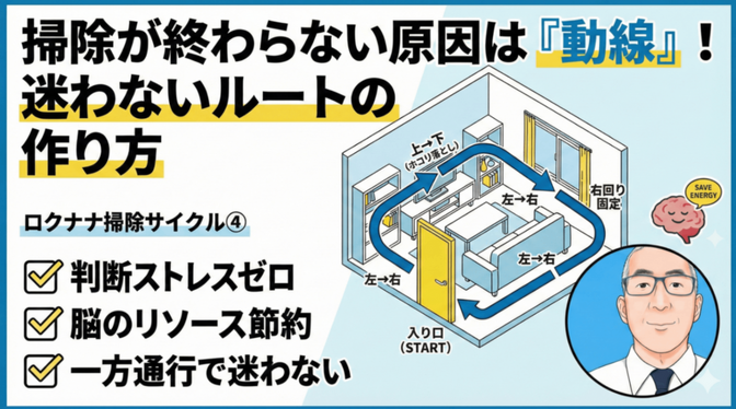 🧭あちこち手を出して終わらない…動線固定で解決④