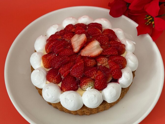いちご大好き、イチゴのタルトの作り方🍓