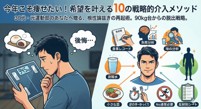 今年こそ痩せたい！そんな希望を叶える１０の介入メソッド