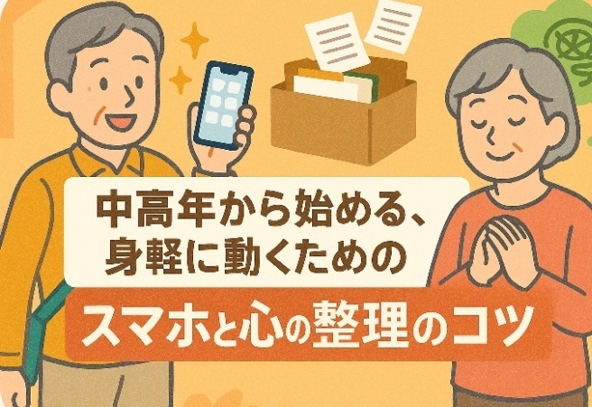 中高年から始める、身軽に動くためのスマホと心の整理のコツ