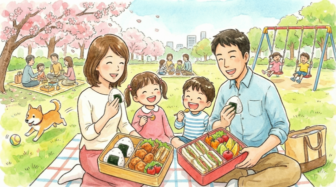 休日こそお弁当を持ち歩こう