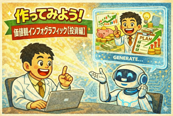 【投資初心者向け】投資インフォグラフィックを作ろう。