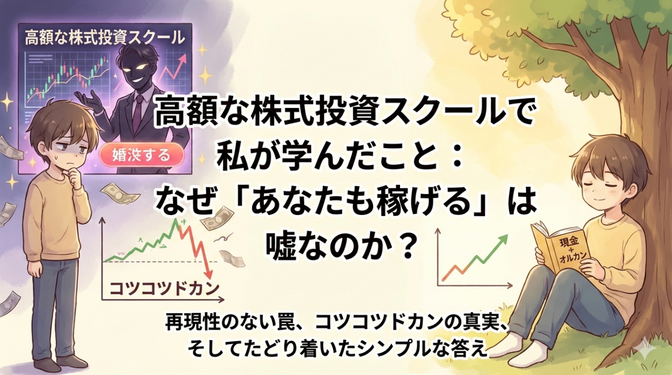 高額な株式投資スクールで私が学んだこと：なぜ「あなたも稼げる」は嘘なのか？