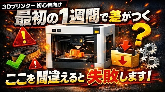 3Dプリンター、最初の1週間でやること【買った後のスタートダッシュ】