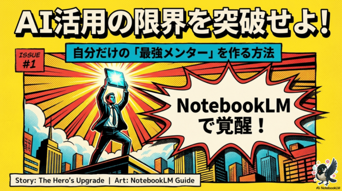 【AIメンターの衝撃】NotebookLMで「尊敬するあの人」をあなたの隣に