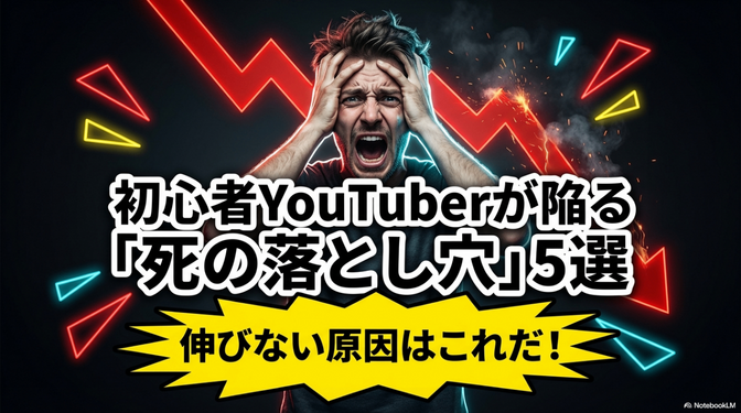 〈知らないと怖い〉YouTube初心者が絶対に避けるべき5つの致命的な落とし穴