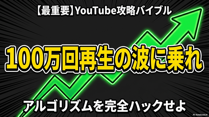 【アルゴリズムを無視するな！】YouTube再生数爆上げの4秘訣