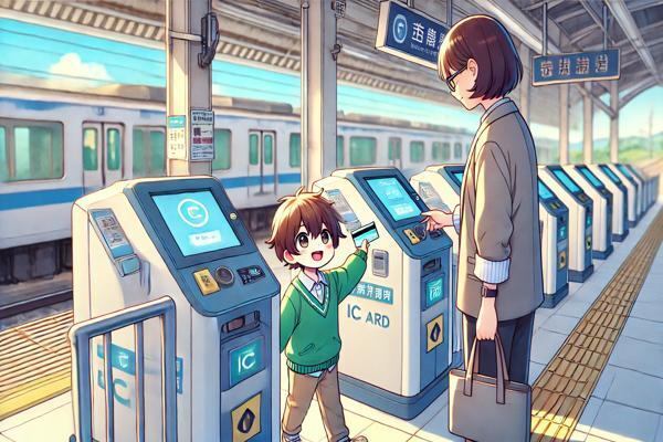 子供がチケットレスで新幹線に乗りたいをやってみた