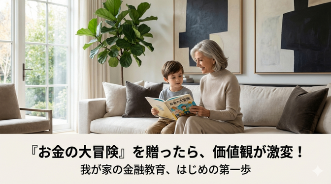 6歳の孫に「お金の大冒険」を贈ったら、価値観が激変！我が家の金融教育、はじめの一歩