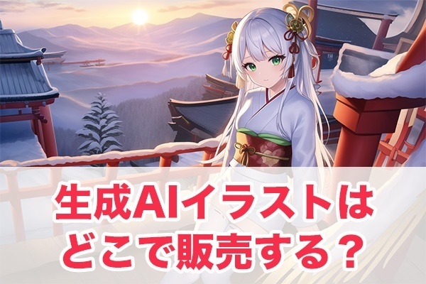 生成AIイラスト集を販売するサイトの特徴と売上比較